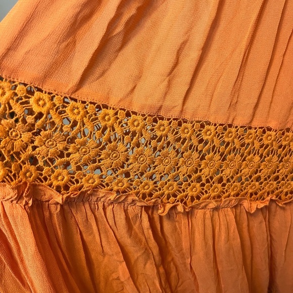 Sundance Yasmina Terracotta Orange Maxi Dress size S - Picture 7 of 12
